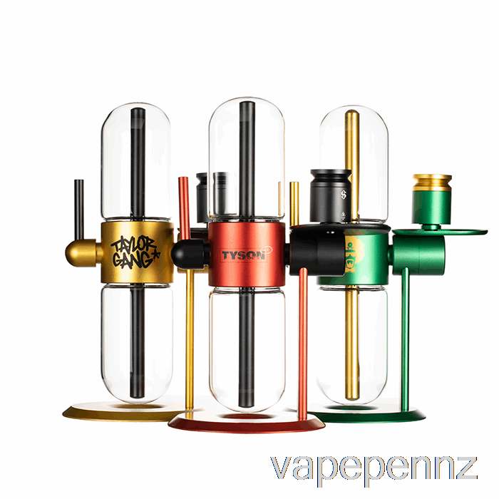 Stundenglass Glass Gravity Infuser Polished Silver VAPE NZ